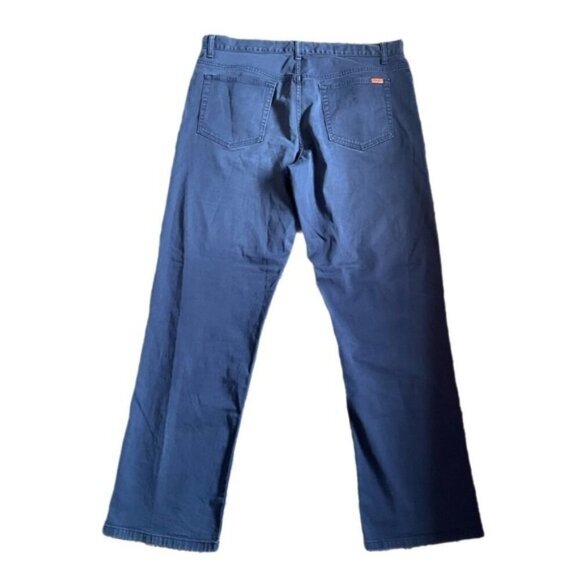 Faconnable 38 X 34 Blue Khaki Mens Pants - Picture 2 of 9